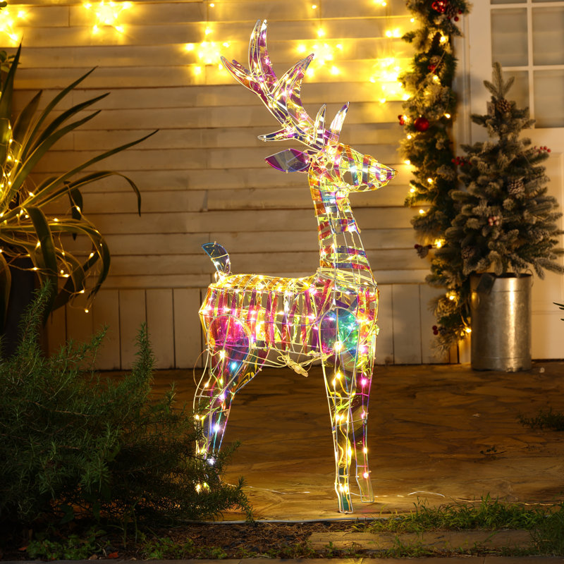 The Holiday Aisle® Magical Deer with Antlers Lighted Display & Reviews